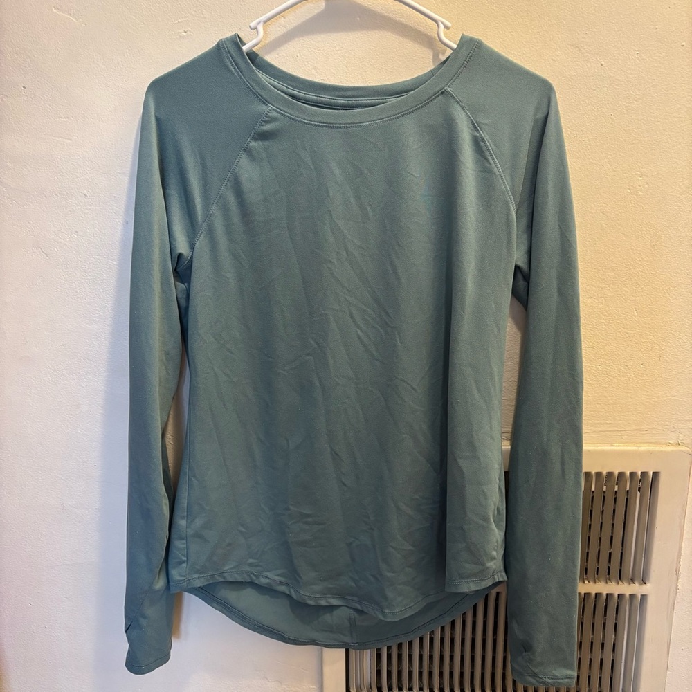 Women's Green Workout Top